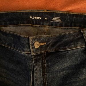 Old navy Rockstar Jeans size 20